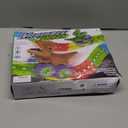 Valentines Day Gifts for Kids, Dinosaur Train Set,Boys Valentine Gifts Dinosaur Train Toys, 360 Electric Climbing Dinosaur Car Race Tracks with Sound and Lights, Race Train Track Toy Birthday (96Pcs)