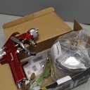 Siphon Feed Spray Gun for Piant with 1.8mm Nozzle, 1000cc Cup and 6pcs Paint Strainers for Cars & HousePainting Gun(Red)