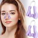 Toulifly Nose Shaper, Nose Clip, Nose Clip, 2 Piece Silicone Nose Clip, Nose Lifting Clip, Painless Silicone Nose Clip Nose Straightening Tools Beauty Nose