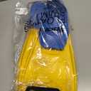 Sporti Essential Floating Swim Fins (Color) - Youth 4-5 / W 6 (YellowBlue)