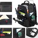 Z-MGKISS Extra Large Backpack for Men, Gaming Laptop Travel Bag Fits 18.4-19" Laptops, TSA Flight-Approved Backpack, Anti-Theft Gym College Business Work Mens Daypack, Black