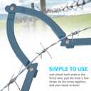 2 x Fence Fixer, Manual Fence Repair Retainer, Maintenance Tool of Livestock Fence Lines, Suitable for Barbed Wire, Cowshed Farm, Horse Fence, Garden Lawn Fence