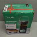 Single Serve One Cup Coffee Maker, for K Cups and Grounds, Mini Coffee Maker with Portable Handle, 6 to 12 Oz Brew Size, for Travel, Camping, Office, RV and Dorm, 120V, Black and Gold