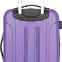 Travelers Club Chicago Hardside Expandable Spinner Luggage, Purple, 22" Carry-On