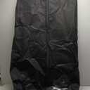 43" Travel Garment Bag with Accessories Zipper Pocket, Heavy Duty Suit Bag for Suits, Tuxedos, Dresses, Coats, Black, 1 pack