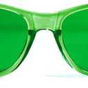 GloFX Green Color Therapy Mood Glasses Migraine Glasses Light Therapy Glasses Chromotherapy Green Colored Migraine Relief Lenses