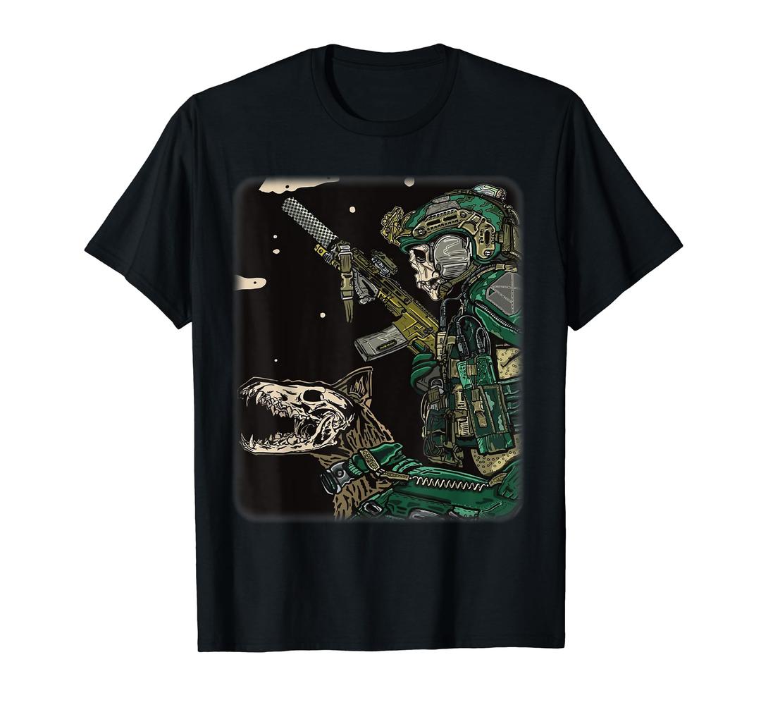 Skull With Nvgs Graphic Military Us Skull Helmet K9 Night, Size 3XL