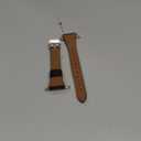 Slim Leather Bands Compatible with Apple Watch Band 46mm/49mm/45mm/44mm/42mm, Genuine Leather Strap for iWatch Series 11/10/9/8/7/6/5/4/3/2/1 SE 3/2/1 Ultra 3 2 1 Women, Black/Starlight