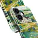 Esdot for iPhone 16 Plus Case Cute - Wireless Charging Compatible - Dual-Layer Soft Silicone + Hard Shell - Trendy Wildflower Design - Protective Phone Cover for Women Girls - Country House