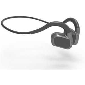 Bone Conduction Wireless Bluetooth Headset IPX8 Waterproof Swimming Headset Outdoor Fitness 32GB Memory MP3 Player (Grey)