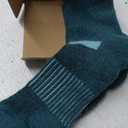 6 Pairs Merino Wool Ankle Running Hiking Socks Compression Support Breathable Thick Cushion No Show Socks for Women Men (Large, Color Mixed(quarter Socks))