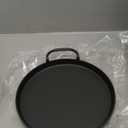 onlyfire Cast Iron Griddle with Handles for Weber Gourmet BBQ System, Fits for Weber 22" Charcoal Kettle Grills, Suitable Size Gas Grills, Range Ovens or Outdoor Cooking