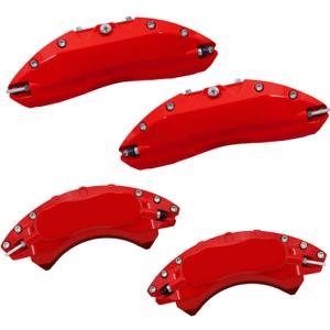 AOOA Caliper Covers Red Aluminum Brake Caliper Covers Fit for Toyota 4 Runner 2006-2024front and rear