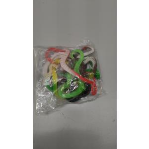 Fake Snake, 8 Pcs Rubber Snake Toys Realistic Keep Birds Away, Plastic Fake Rattlesnake Garden Pranks for Adults, Halloween Prop, April Fools'Day, Party Favors