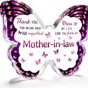 Mother'S Day Decor Gifts For Mother In Law Mothers Day Gifts Unique Birthday Gifts For Mother In Law From Daughter In Law Gift Valentine Day Butterfly Gift Acrylic Plaque Home Decor