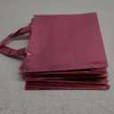 PHOGARY 12 Large Gift Bags with Handles 12.6x3.9x10.6inch(Pink) Stylish Party Bags for Birthday Bachelorette Wedding Party Favor Bridal Shower Wrap, Reusable Goodie Bags, non-woven fabric