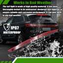 SecosAutoparts Third Brake Light Compatible with Lincoln MKX 2016 2017 2018 High Mount Stop Lamp with Harness # FA1Z13A613AB FA1Z-13A613-AB