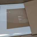 upsimples 16x20 Picture Frame, Display Pictures 11x14 with Mat or 16 x 20 Without, Wall Hanging Poster Frame, White, 1 Pack