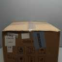 Thereye Automatic Litter Box, Open-Top Self Cleaning Litter Box with APP Control, Safety Sensors and 10L Large Waste Bin, Smart Auto Litter Box with 2 Roll Trash Bags, Mat for Multiple Cats (Yellow)