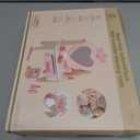 Wooden Vanity Set for Kids, Pretend Play Toddler Makeup Vanity Table Toys with 360 Rotatable Mirror, Beauty Salon Set Includes Makeup Accessories, Little Girls Gift Age 3+ (Pink)