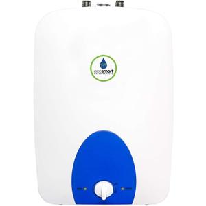 ecosmart ECOMINI6 Electric Mini Tank Water Heater, ECO 6, White, 6 Gal