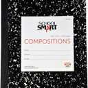 School Smart Hard Cover Ruled Composition Book, 150 Sheets, 9-3/4 x 7-1/2 Inches - 086769