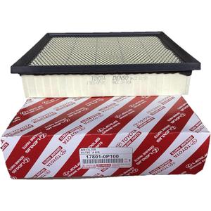 Genuine Toyota Engine Air Filter, OEM Part 17801-0P100, Denso Made in USA