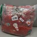 CAROMIO Christmas Duvet Cover Queen, Reversible Printed Comforter Cover Set Christmas Holiday Decorative Bedding, Soft Microfiber Red Duvet + 2 Pillow Shams (Snowman, Queen)