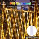Nazuwke 164Ft Rope Lights Outdoor, 500 LEDs 18 Colors Changing String Lights Plug in with Remote, IP68 Waterproof Twinkle Fairy Light Rope Lighting Indoor for Bedroom Patio Christmas Halloween Decor