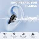 Ultra Soft Ear Plugs - 55dB (SNR) Noise Reduction Hearing Protection - Reusable Earplugs Flexible Comfortable Fit for Noise Sensitivity, Sleep, Work, Study, Airplane, Concerts & Festivals (Black)