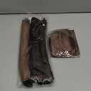 Overnight Blowout Rods | Heatless Curls Rollers Hair Curlers to Sleep In Foam Rolls Velvet Satin Long Short Curling Blow Out Look No Heat Dry Thin Thick Tools Set Soft by VISOFO (Brown, Set of 3)