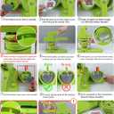 Happizza Heart-Shaped Button Maker Machine, Detachable Heart DIY Pin Button Maker Press Machine Kit, Badge Button Press Machine Pin Maker Machine with Free 100pcs Button Parts