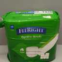 FitRight Adult Diapers, Extra+ Heavy Absorbency, M (Waist Size 32in-44in), 20 Count, OptiFit Incontinence Briefs for Men and Women, Disposable, Moisture-Wicking, Leak Protection,