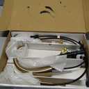 Delta Arvo Brushed Gold Faucet 3 Hole, 8 Inch Widespread Bathroom Sink Faucet for Vanity, Push-Pop Drain Assembly, Champagne Bronze 35840LF-CZ