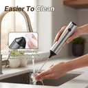 Upgraded Rechargeable Milk Frother Handheld, 3-Speed Electric Frother with 2 Whisks (Frother & Egg Whisk),304 Stainless Steel Drink Mixer for Coffee, Cappuccino, Hot Chocolate, Ideal Christmas Gift (Silver Charging Edition)