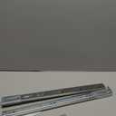 LONTAN 1 Pair 22 Inch Side Mount Soft Close Drawer Slides 3 FOLD Full Extension Drawer Glides - 4502S3-22 Heavy Duty Ball Bearing Cabinet Rails with Rear Mounting Brackets 100 LB Capacity