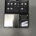 Fuzion Digital Pocket Gram Scale 1000g/0.1g, Small Digital Scales Grams Ounces Grains, Herb Scale, Jewelry Scale, Portable Travel Food Scale (FZ-1000 without Tray, Black)