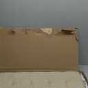 30 Inches Storage Ottoman Bench, Storage Bench with Wooden Legs for Living Room Ottoman Foot Rest Removeable Lid for Bedroom End of Bed, Linen Fabric, Folding Beige Ottoman