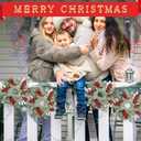 4 Pcs Christmas Artificial Christmas Eucalyptus Wreath 10 Inch Greenery for Front Door Cabinets Indoor Outdoor Wall Decor Christmas Wall Home Kitchen Porch Window Decoration