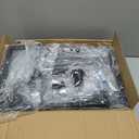 Somdot Nightstand Set of 2, Small Dresser for Bedroom with 2 Drawers, Night Stand Bedside Table End Table with Fabric Bins for Bedroom Kids Closet Dorm Guest Room, Black Rustic Brown