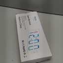 Alampan 12" Large Digital Wall Clock with Remote Control, USB Powered, Corded RGB LED Clock with Full Screen Display, Big Numbers, for Classroom, Living Room, Elderly, Wall Mounted, DST, KSJ01, Black