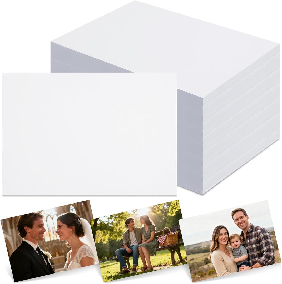 Printer Photo Paper 400 Sheets 5x7 Inches, Photo Printing Paper Glossy Double Sided 54lb/200gsm, Picture Printer Papers for Inkjet Printers, Greeting Cards & Photos Printing