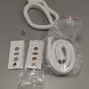 2Pack Flexible Twist Mount for Ring Stick Up Cam Battery/Plug-in 3rd Gen/Ring Outdoor Cam Plus & Ring Spotlight Cam/Pro/Plus (Battery), Easy Installation Mounting Bracket Without Drilling