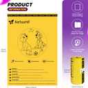 2 x Dog Poop Bags-150 Counts with Holder (10 Rolls), Biodegradable Poop Bags, Eco-friendly and Easy to Open, Thick Dog Waste Bags (Yellow)