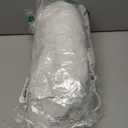 HAEOF Women's Summer Flowy Boho Maxi Skirt Trendy Drawstring Elastic High Waist Pleated Tiered A Line Beach Long Skirts (White) L