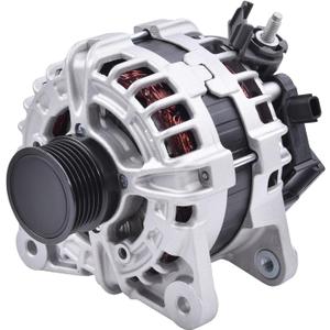 Alternator Replacement 23100-6LX0A Compatible With Nissan Sentra 2020 2021 2022 2023 2024 2025 S, SR, SV 2.0L L4 - Gas 12V 120A 6-Groove Clutch Pulley Clockwise