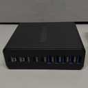 320W USB C Charger Block, 10-Port USB C Charging Station GaN III PD 65W Laptop Fast Charger Adapter for MacBook Pro/Air, DELL, iPad, iPhone, Samsung Galaxy Black