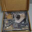 Gate Corner Brace Brackets Heavy Duty Anti Sag Gate Kit with Gate Latch for Wooden Fence Gate Hardware Kit (Single Door Set)