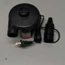 Quick-Fill Electric Air Pump with 3 Nozzles, AC 110V-120V Portable Inflator Deflator for Inflatables Pool Float Toys Air Mattress Bed Couch Swim Ring Tube Raft