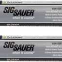 SIG SAUER Advanced Reliable Non-Refillable AC-90-2 Pellet Replacement CO2 90 Grams Airgun Cartridge, Pack of 2